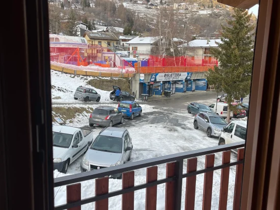 Ski park next door